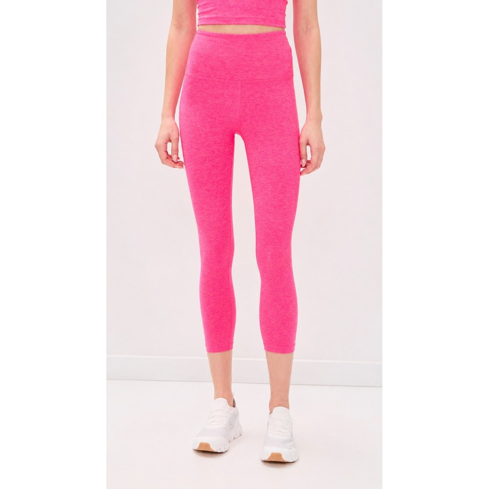 Beyond Yoga Spacedye High Waisted Cropped Leggings Pink Size Small